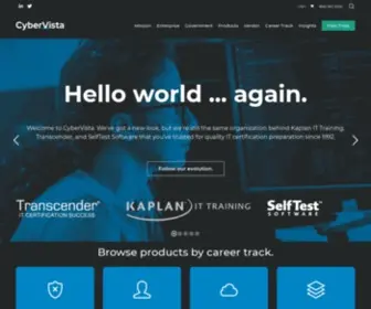 Transcender.com(Pass your IT certification exams with confidence using Kaplan IT Training (formerly Transcender)) Screenshot
