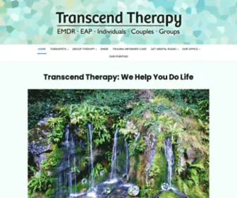 Transcendtherapyca.com(Transcend Therapy) Screenshot