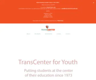 Transcenterforyouth.org(Transcenterforyouth) Screenshot