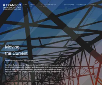 Transco.ae(Abu Dhabi Transmission & Despatch Company) Screenshot