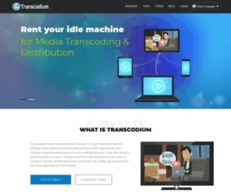 Transcodium.com(Transcodium) Screenshot