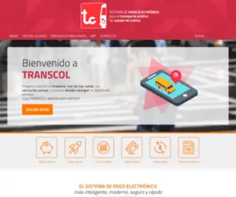 Transcol.com.mx(Inicio) Screenshot