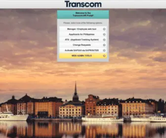 Transcom-HR.com(Transcom HR) Screenshot