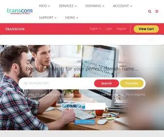 Transcom.net(Professional Hosting) Screenshot