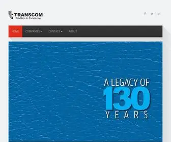 Transcombd.com(Transcom Limited) Screenshot
