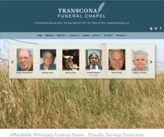 Transconafuneralchapel.com(Transcona Funeral Chapel) Screenshot