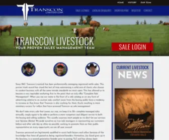 Transconlivestock.com(Transcon Livestock Corp) Screenshot