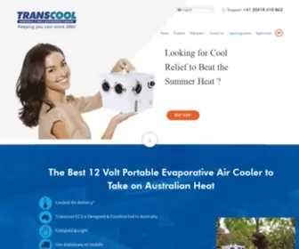 Transcool.info(Portable Evaporative Cooler) Screenshot