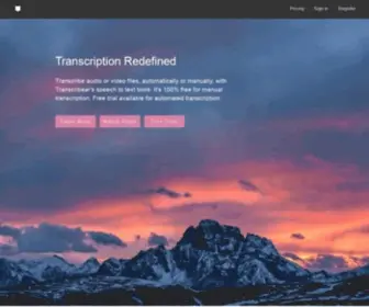 Transcribear.com(Transcribe Audio To Text) Screenshot