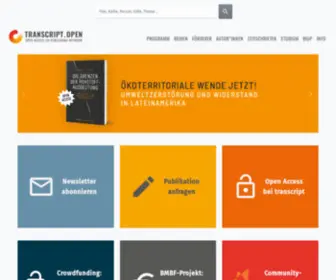 Transcript-Open.de(Open Access Co) Screenshot