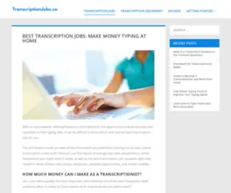 Transcriptionjobs.co(Best Transcription Jobs) Screenshot