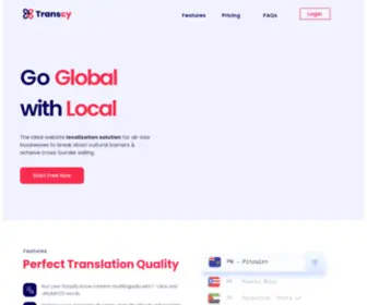 Transcy.io(Pricing monthly plan annually plan monthly plan free $0 monthly include features) Screenshot