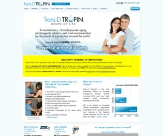 Transd.com(Trans-D Tropin®) Screenshot