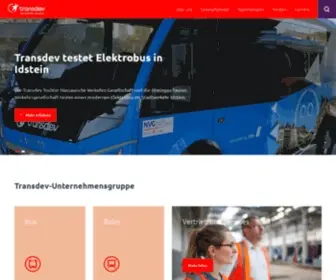 Transdev.de(Willkommen bei der Transdev) Screenshot