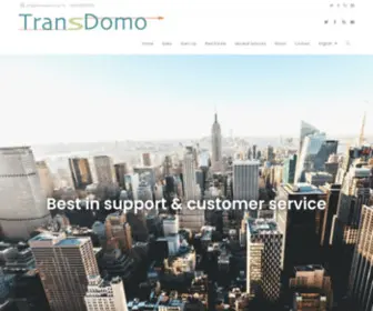 Transdomo.com(TransDomoSupport companies with sales) Screenshot