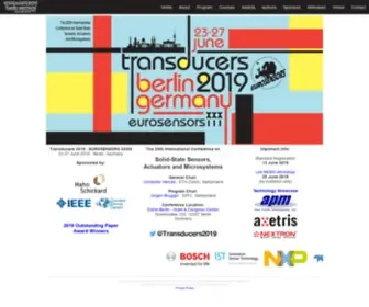 Transducers-Eurosensors2019.org(Transducers Eurosensors 2019) Screenshot