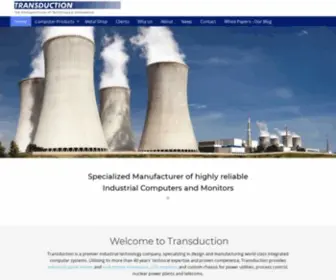 Transduction.com(Industrial PCs from Transduction) Screenshot