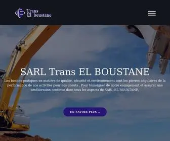 Transelboustane.com(SARL TRANS EL BOUSTANE) Screenshot