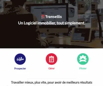 Transellis.com(Transellis un logiciel immobilier simple et complet) Screenshot