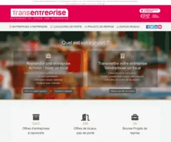 Transentreprise.com(Transmission/Reprise d'Entreprises) Screenshot