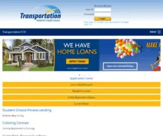 Transfcu.org(Transportation Federal Credit Union) Screenshot