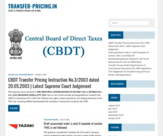 Transfer-Pricing.in(Guide To Transfer Pricing Law In India) Screenshot