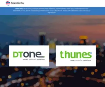 Transfer-TO.com(TransferTo announces rebrand with the creation of two market defining companies) Screenshot
