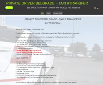 Transfer.rs(Bel Drive Belgrade Private Transfer & Taxi Service Serbia) Screenshot