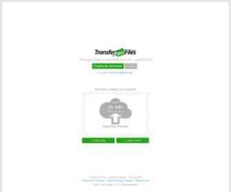 Transferbigfiles.com(Transfer Big Files Free) Screenshot
