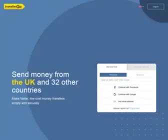 Transfergo.com(Send money from the Netherlands) Screenshot