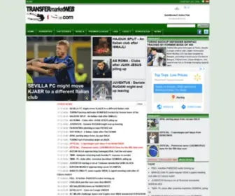 Transfermarketweb.com(TRANSFER market WEB) Screenshot