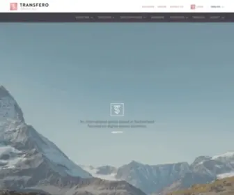 Transferoswiss.ch(Financial solutions in blockchain for you and your business) Screenshot