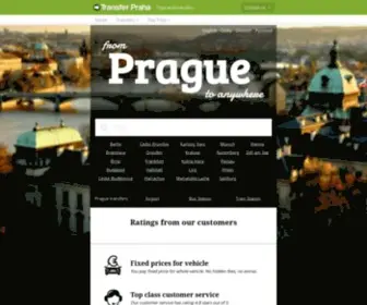 Transferpraha.cz(Transfer Praha®) Screenshot