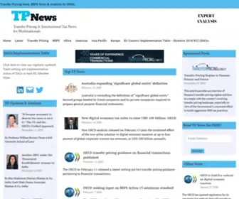 Transferpricingnews.com(TP News) Screenshot