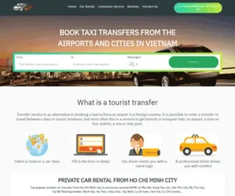 Transfersaigonmuine.com(Car rental service in Ho Chi Minh) Screenshot