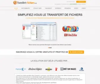 Transfert-Fichiers.net(Transfert de fichiers volumineux) Screenshot