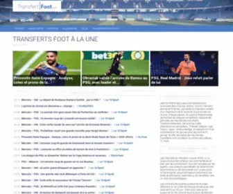 Transfert-Mercato.com(Transfert Foot) Screenshot