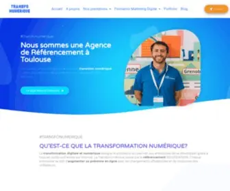 Transfonumerique.fr(Nous sommes spécialisés dans le Référencement des Entreprises) Screenshot