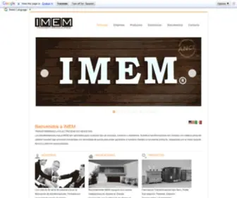 Transformadorelectrico.com(Transformadores IMEM) Screenshot