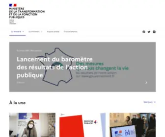 Transformation.gouv.fr(Accueil) Screenshot