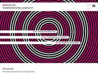Transformational-Leadership.de(Institute for Transformational Leadership) Screenshot