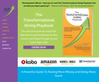 Transformationalgivingplaybook.com(The Transformational Giving Playbook) Screenshot