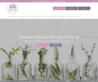 Transformationalhealinguniverse.com(Transformational Healing Universe) Screenshot