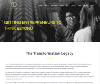 Transformationlegacy.com(Developing people) Screenshot