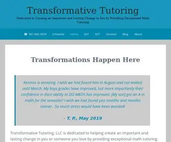 Transformativetutoring.com(Transformative Tutoring) Screenshot