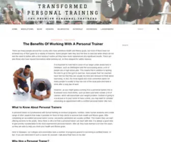 Transformedpersonaltraining.com(Transformed Personal Training) Screenshot