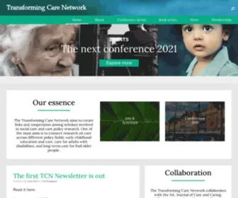 Transforming-Care.net(Transforming care network) Screenshot