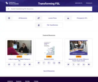 Transformingfsl.ca(FSL) Screenshot