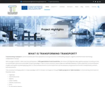 Transformingtransport.eu(Transformingtransport) Screenshot