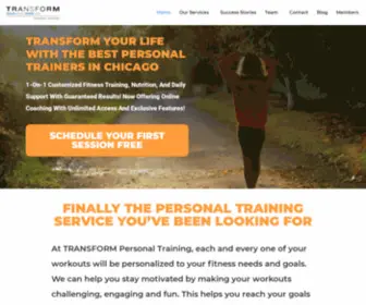 Transformpersonaltraining.com(First session) Screenshot